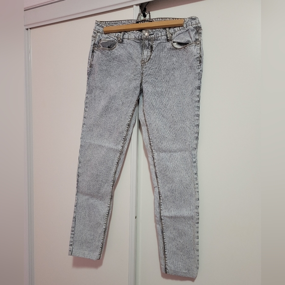 Striped skinny denim jeans - Picture 1 of 4